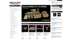 Desktop Screenshot of onslaughtmini.com